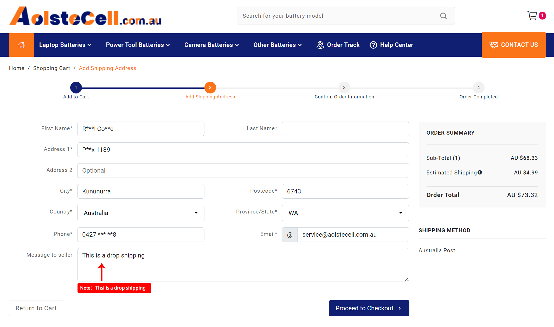 Drop shipping